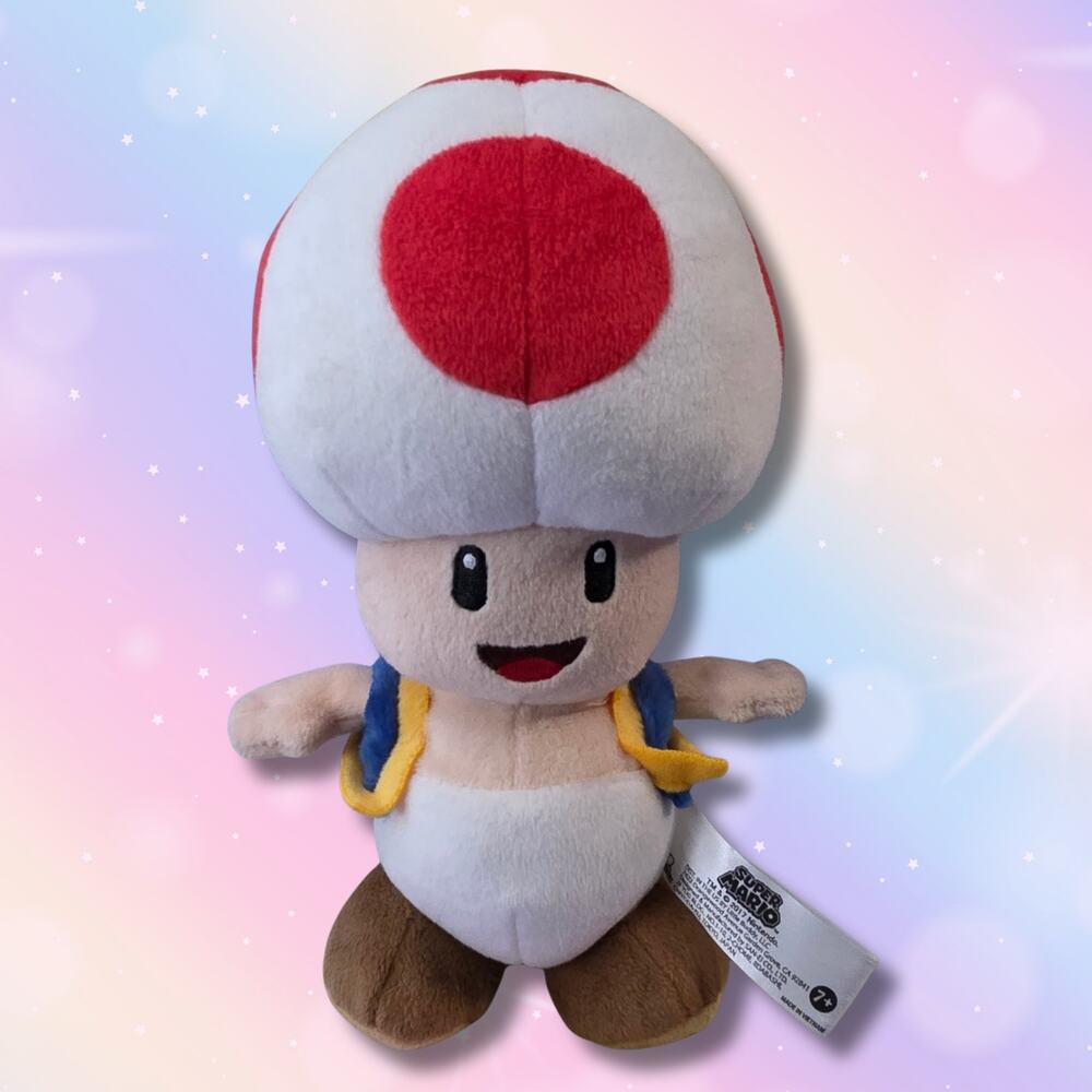 Nintendo Super Mario Toad Plush Toy